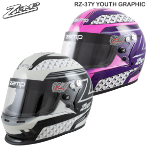 Helmets & Accessories - Youth Helmets - Zamp RZ-37Y Youth Graphic Racing Helmet - $206.96