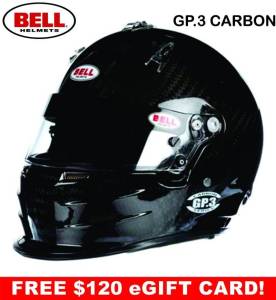 Helmets & Accessories - Bell Helmets - Bell GP.3 Carbon Helmet - Snell SA2020 - $1199.95