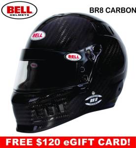 Helmets & Accessories - Shop All Forced Air Helmets - Bell BR8 Carbon Forced Air Helmet - Snell SA2020 - $1299.95